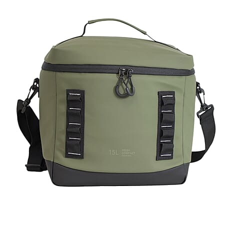 Bordlite Insulated & Leakproof Cooler Lunch Bag (15L) - Khaki