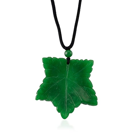 Green Jade Stone Necklace  80.000  Ct.