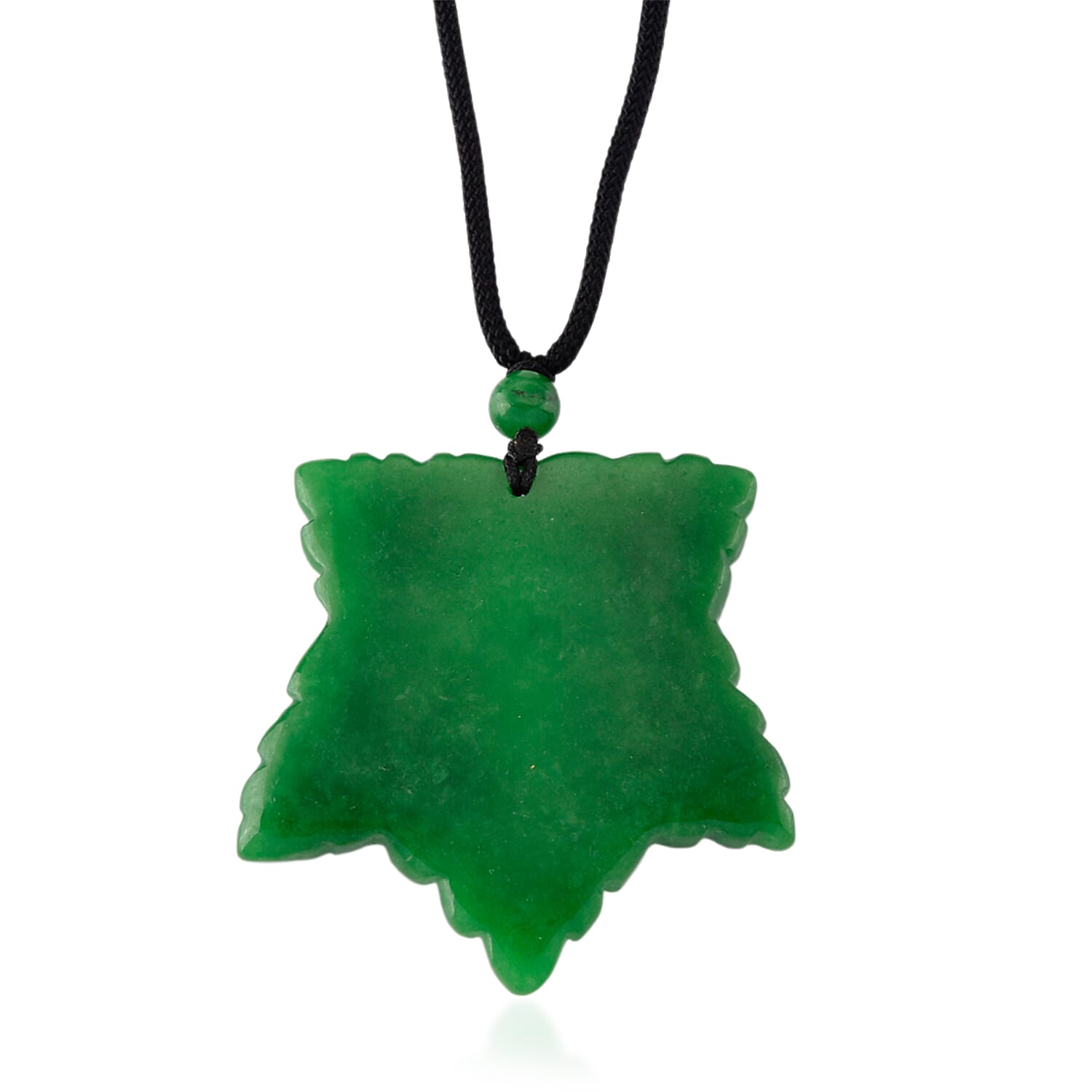 Green Jade Stone Necklace  80.000  Ct.