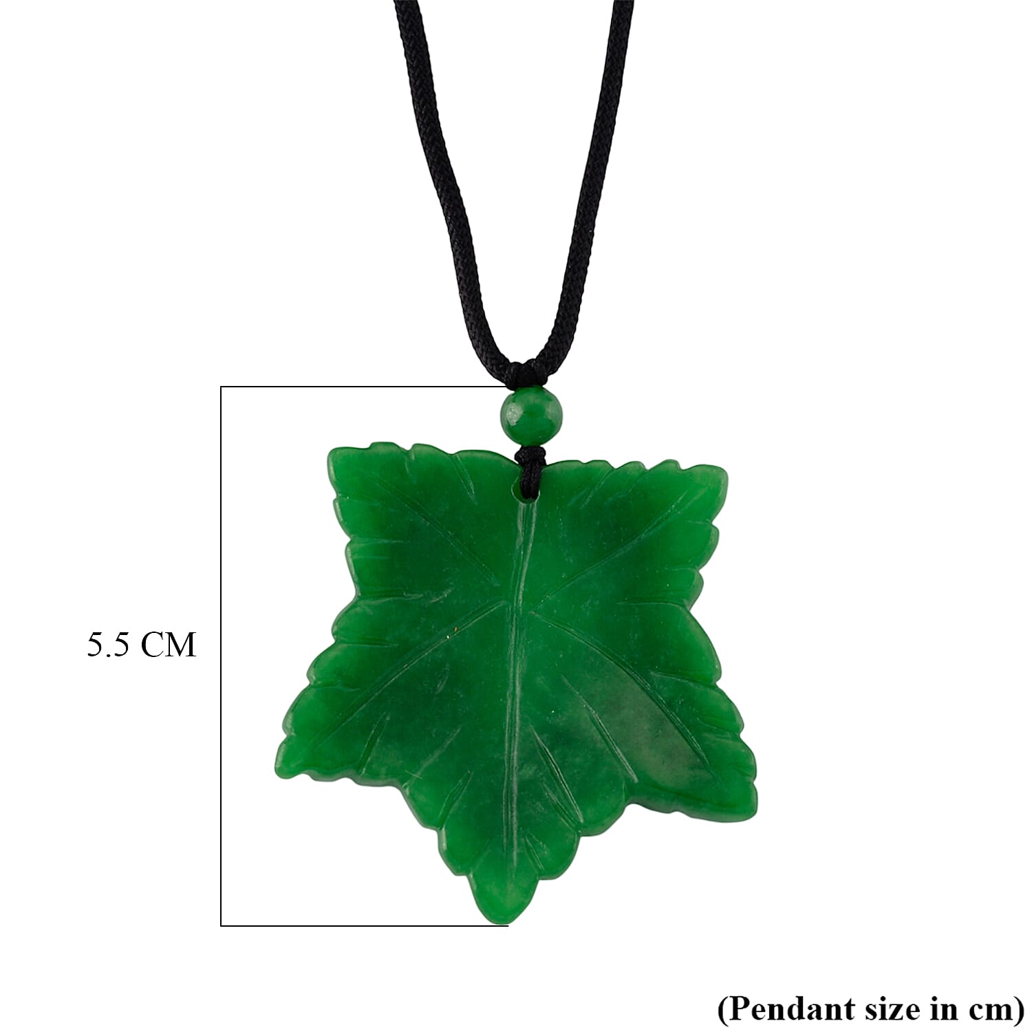 Green Jade Stone Necklace  80.000  Ct.
