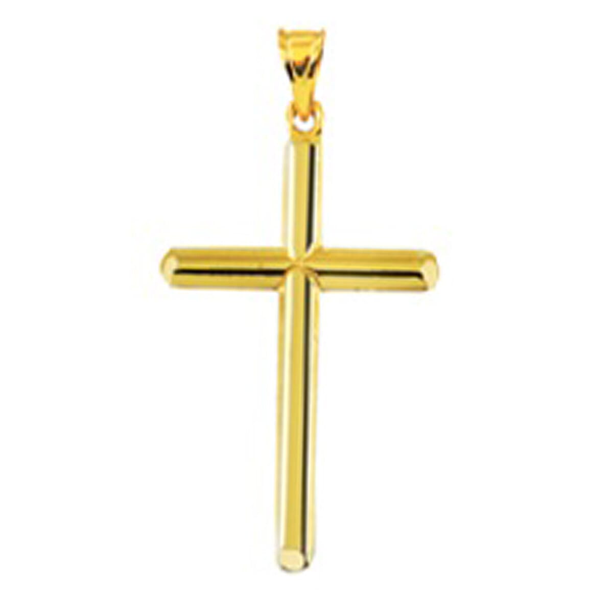 One Time Close Out 9K Yellow Gold Cross Pendant