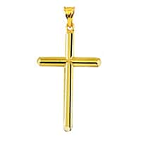One Time Close Out 9K Yellow Gold Cross Pendant