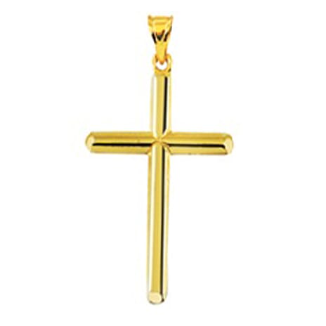 One Time Close Out 9K Yellow Gold Cross Pendant