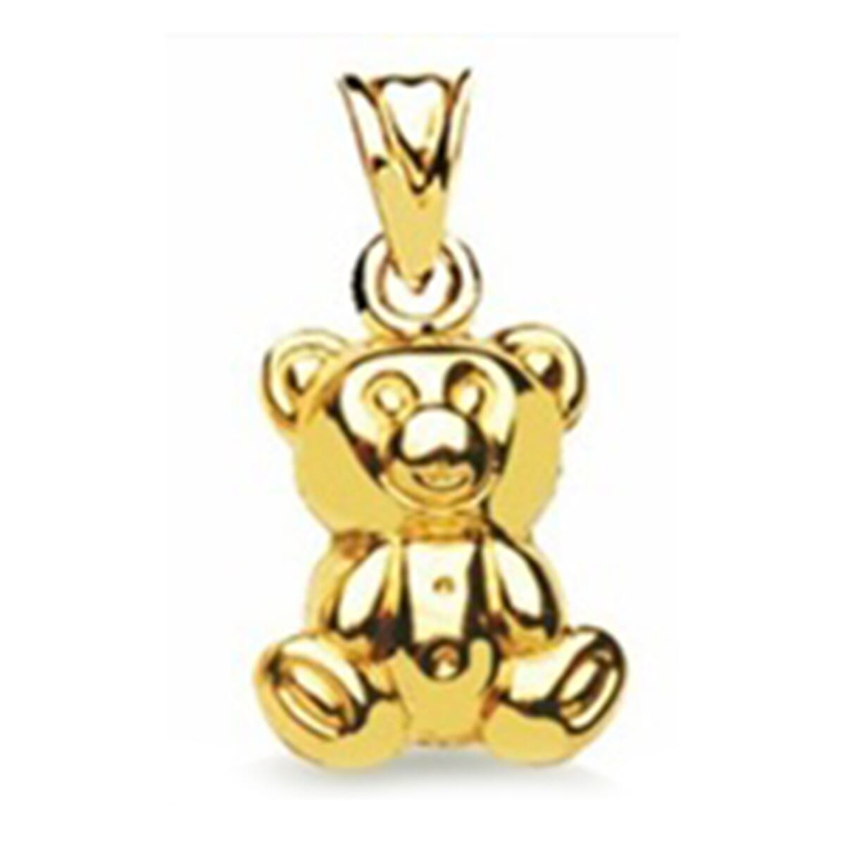 Live From Vegas - 9K Yellow Gold Teddy Pendant