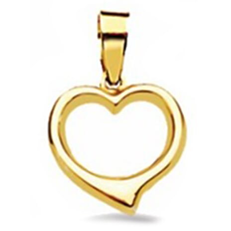 Live From Vegas - 9K Yellow Gold Heart Pendant