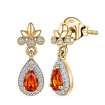 https://tjcuk.sirv.com/Products/85/7/8572399/D-Joy-Fire-Opal-White-Zircon-Dangling-Earring-with-Push-Post-in-Yellow_8572399.jpg?w=342&h=342