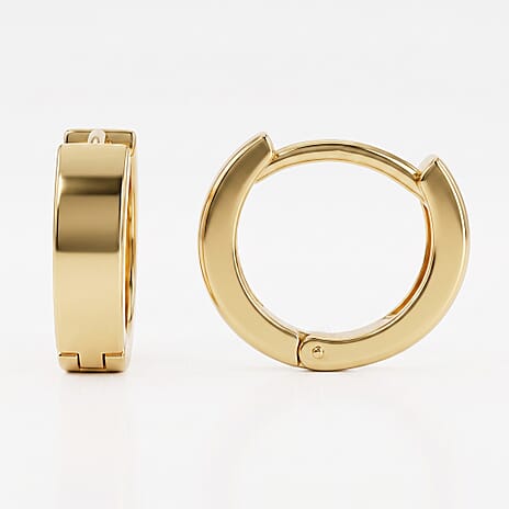 9K Yellow Gold Hoop Earring
