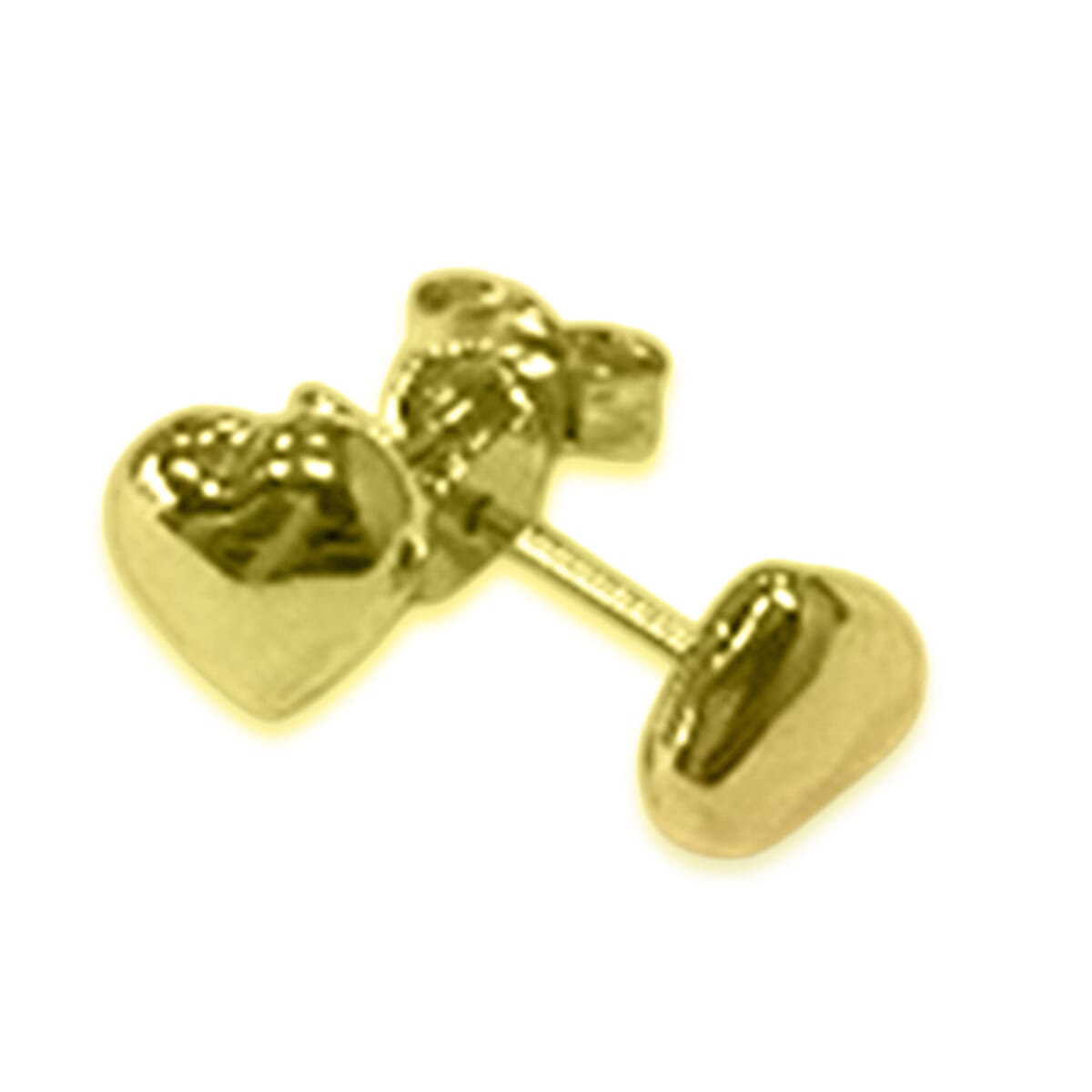 Live From Vegas - 9K Yellow Gold Earring with Push Back