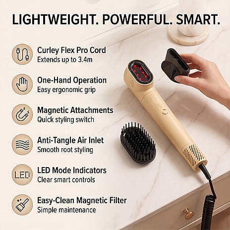 Brand New This Weekend - Lab Life Insummer Hair Dryer with Curley Flex Pro Cord System - Gold Edition - Lifetime Warranty