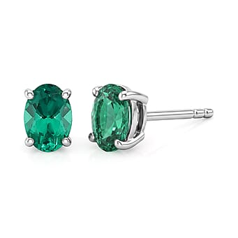 https://tjcuk.sirv.com/Products/85/7/8573356/Luxuriant-Lab-Grown-Columbian-Emerald-Earring-with-Push-Post-in-Platin_8573356.jpg?w=342&h=342