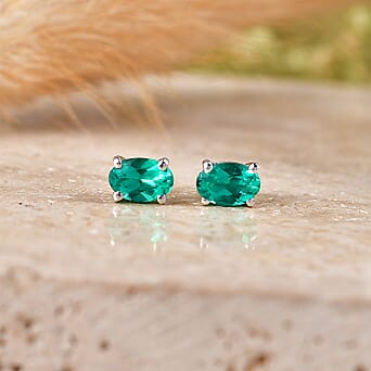 https://tjcuk.sirv.com/Products/85/7/8573356/Luxuriant-Lab-Grown-Columbian-Emerald-Earring-with-Push-Post-in-Platin_8573356_2.jpg?w=342&h=342