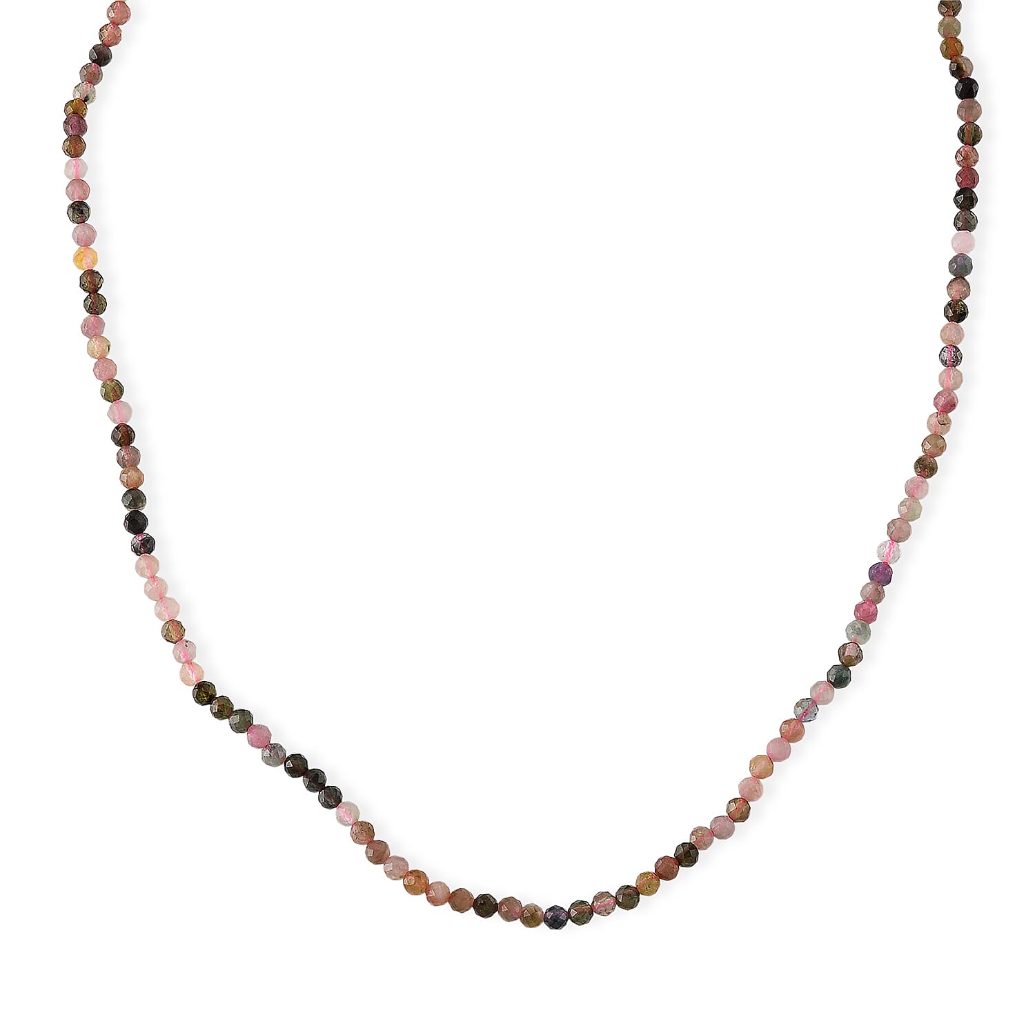 Multi Spinel Adjustable  Necklace (Size - 18-2 Ext)  75.00 Ct.