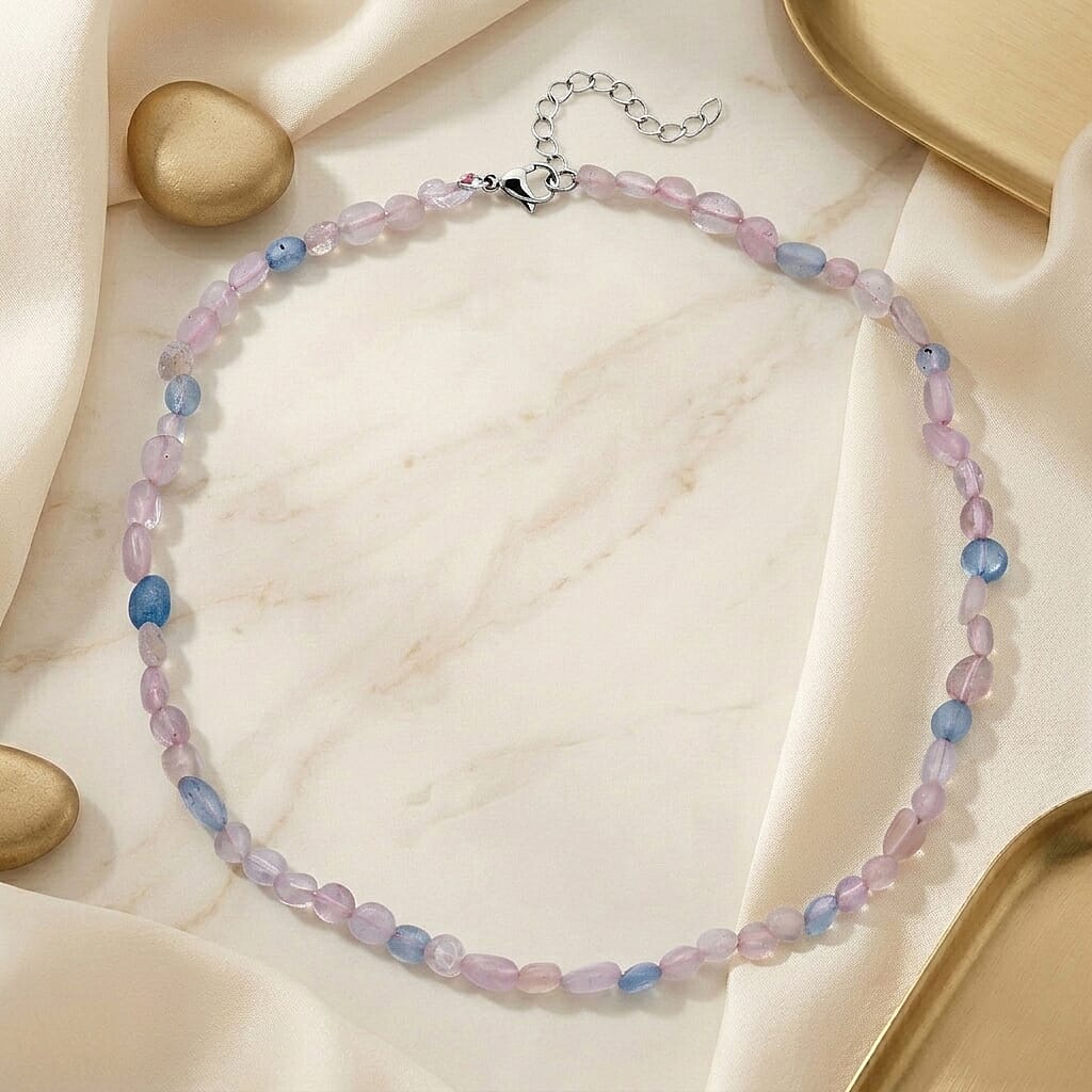 Multi Beryl Beads Necklace (Size - 18-2 Ext) 90.00 Ct.