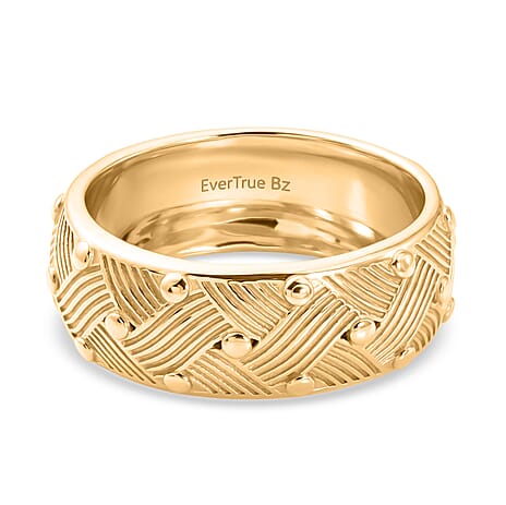 EverTrue Bronzella Collection - Band Ring in 18K Gold Plating