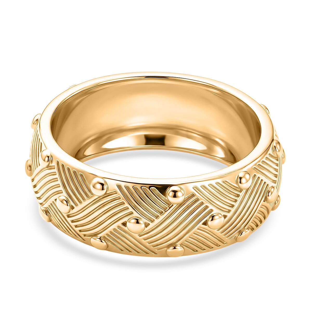 EverTrue Bronzella Collection - Band Ring in 18K Gold Plating