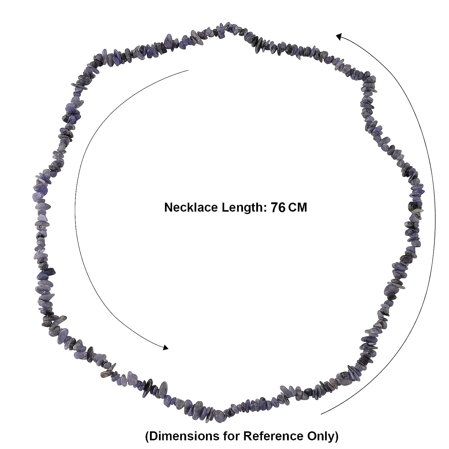 Tanzanite Necklace (Size - 30) 310.00 Ct.
