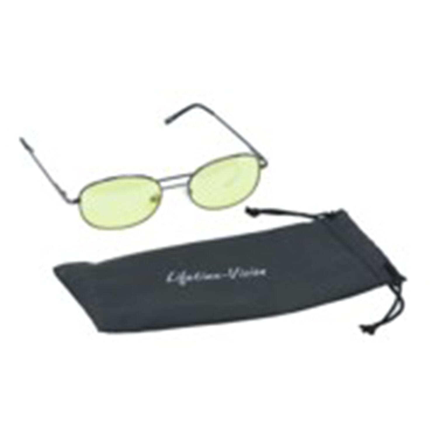 Unisex UV Protection Night Vision Driving Glasses - Black