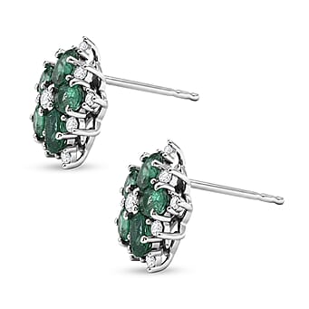 https://tjcuk.sirv.com/Products/85/7/8574984/Luxuriant-AAA-Zambian-Emerald-Lab-Grown-Diamond-SI-G-H-Cluster-Earring_8574984_3.jpg?w=342&h=342