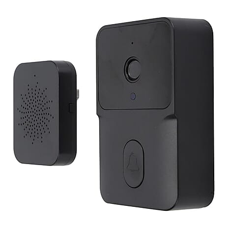 THE INTELLIGENT HOME SECURITY - ULTRA 4K Smart Wireless Video Doorbell With Infrared Detector-- Black