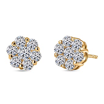 https://tjcuk.sirv.com/Products/85/7/8575817/LUXURIANT-2-Ct-Lab-Grown-Diamond-Pressure-Set-Cluster-Earring-with-Pus_8575817.jpg?w=342&h=342