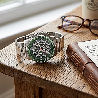 https://tjcuk.sirv.com/Products/85/7/8576273/WILLIAM-HUNT-Seiko-VD53-Japan-Quartz-5ATM-WR-Green-Dial-Silver-Case-Me_8576273_1.jpg?w=342&h=342