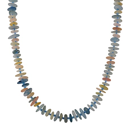One Time Deal-Multi Beryl Necklace (Size - 18-2 Ext) with Lobster Clasp.