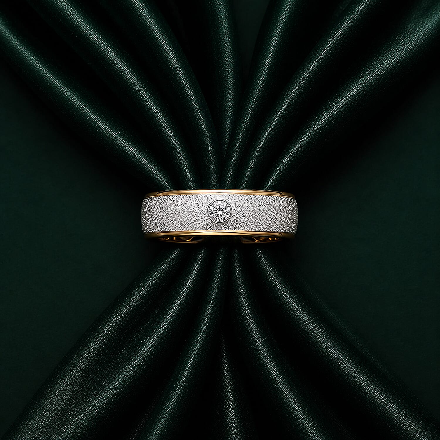LUXURIANT Lab Grown Diamond (SI-G-H) Band Ring in Sterling Silver