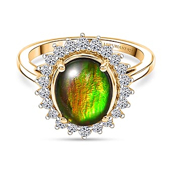 https://tjcuk.sirv.com/Products/85/7/8577559/Luxuriant-Ammolite-Lab-Grown-Diamond-SI-G-H-Halo-Ring-in-18K-Vermeil-Y_8577559.jpg?w=342&h=342