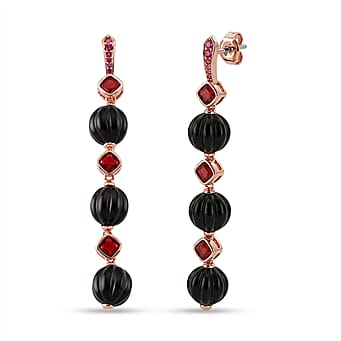 https://tjcuk.sirv.com/Products/85/7/8579245/Shungite-Red-Cubic-Zirconia-Beads-Drop-Earring-with-Push-Back-34-00-Ct_8579245.jpg?w=342&h=342
