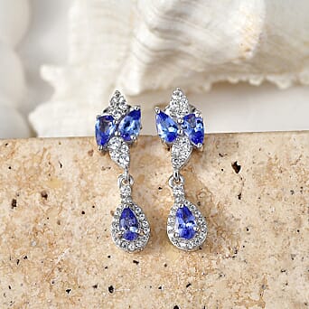 https://tjcuk.sirv.com/Products/85/7/8579329/D-Joy-Tanzanite-White-Zircon-Dangling-Earring-in-Rhodium-OverlaySterli_8579329_2.jpg?w=342&h=342