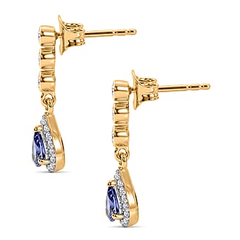 https://tjcuk.sirv.com/Products/85/7/8579330/D-Joy-Tanzanite-White-Zircon-Dangling-Earring-in-18K-YG-PlatingSterlin_8579330_3.jpg?w=342&h=342