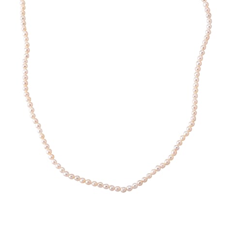 LA Close Out Deal- White Fresh Water Pearl Necklace (Size - 18-2 Ext)