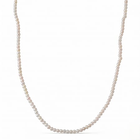 White Freshwater Pearl (4MM-5MM) Adjustable Necklace with Lobster Clasp (Size - 18-2 Ext) 57.00 Ct. White Freshwater Pearl (4MM-5MM) Adjustable Necklace with Lobster Clasp (Size - 18-2 Ext) 57.00 Ct.