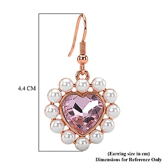 https://tjcuk.sirv.com/Products/85/7/8579433/White-Shell-Pearl-Pink-Crystal-Dangling-Heart-Earring-with-Hook-in-Ros_8579433_4.jpg?w=342&h=342