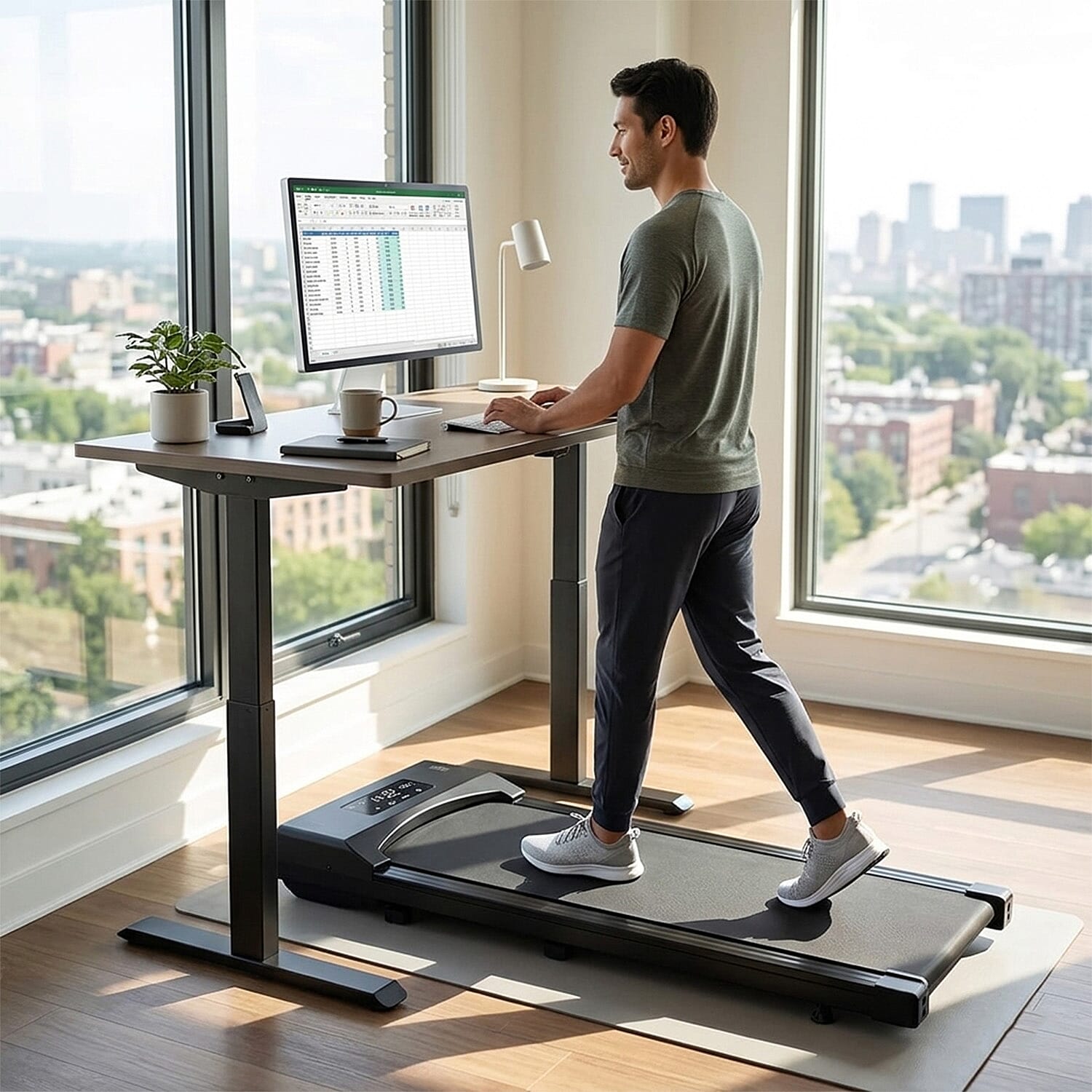 Dual-Sided-Treadmill-with-Massage-Function