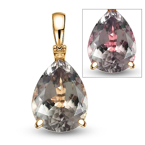 Rhapsody - 18K Yellow Gold AAAA Turkizite Solitaire Pendant 20.18 Ct, Gold Wt. 4.00 Gms