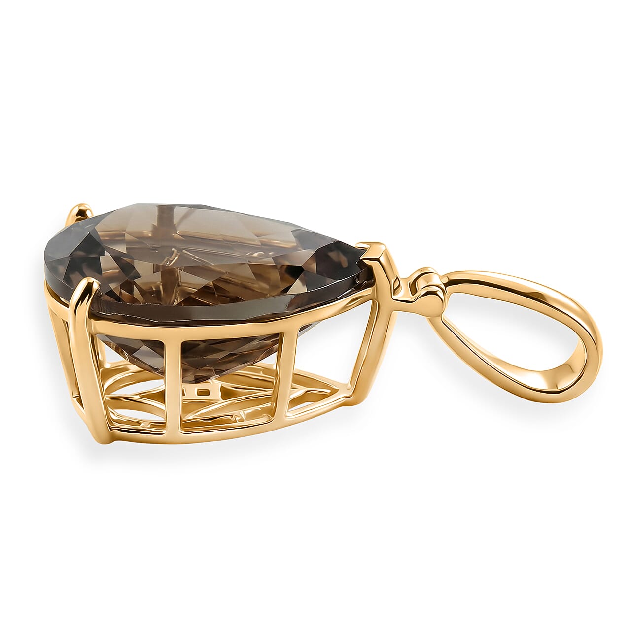 Rhapsody - 18K Yellow Gold AAAA Turkizite Solitaire Pendant 20.18 Ct, Gold Wt. 4.00 Gms