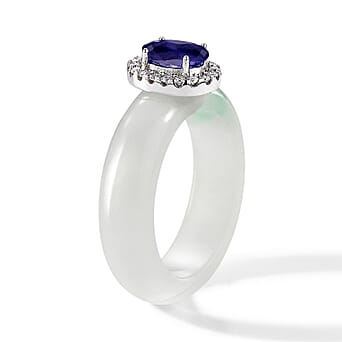 https://tjcuk.sirv.com/Products/85/8/8580340/D-Joy-Tanzanite-Dyed-Green-Jade-Moissanite-Halo-Band-Ring-in-Rhodium-O_8580340_2.jpg?w=342&h=342