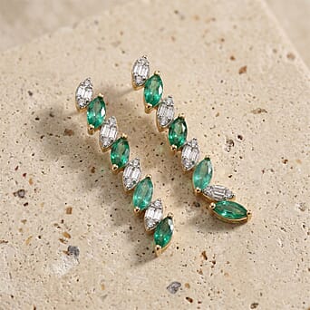 https://tjcuk.sirv.com/Products/85/8/8580718/Luxuriant-AAA-Zambian-Emerald-Lab-Grown-Diamond-SI-G-H-Earring-with-Pu_8580718_2.jpg?w=342&h=342