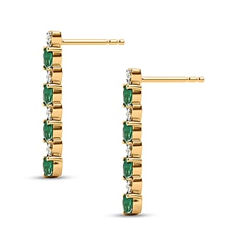https://tjcuk.sirv.com/Products/85/8/8580718/Luxuriant-AAA-Zambian-Emerald-Lab-Grown-Diamond-SI-G-H-Earring-with-Pu_8580718_3.jpg?w=342&h=342