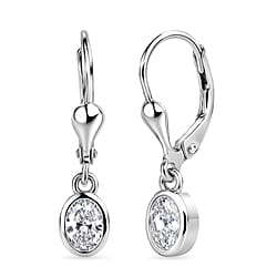 Luxuriant - Lab Grown Diamond (SI-G-H) Solitaire Stud Earring with Lever Back in 18K Vermeil Yellow Gold Plated Sterling Silver 0.80 Ct.