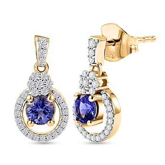 https://tjcuk.sirv.com/Products/85/8/8580897/D-Joy-Tanzanite-White-Zircon-Dangling-Earring-in-18K-YG-VermeilSterlin_8580897.jpg?w=342&h=342