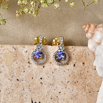 https://tjcuk.sirv.com/Products/85/8/8580897/D-Joy-Tanzanite-White-Zircon-Dangling-Earring-in-18K-YG-VermeilSterlin_8580897_2.jpg?w=342&h=342