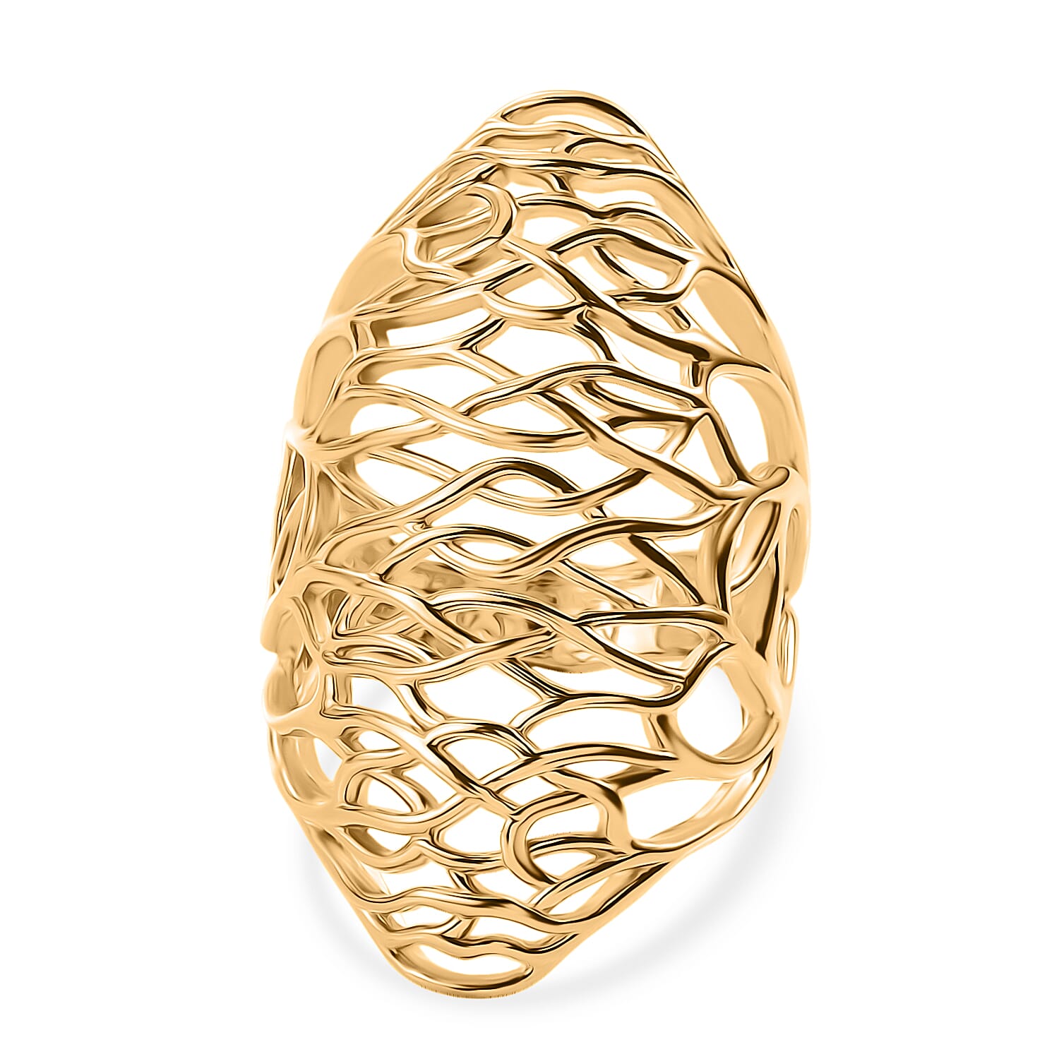 EverTrue Bronzella Collection - Filigree Ring in 18K Gold Plating