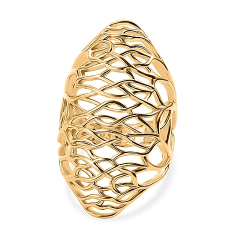 EverTrue Bronzella Collection - Filigree Ring in 18K Gold Plating
