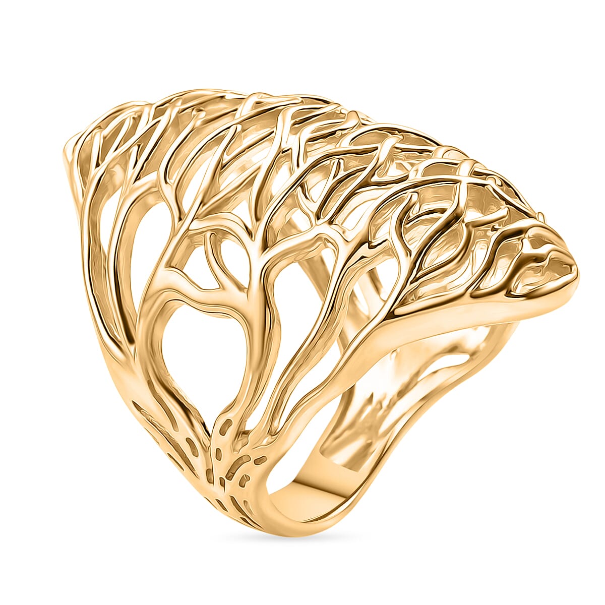 EverTrue Bronzella Collection - Filigree Ring in 18K Gold Plating