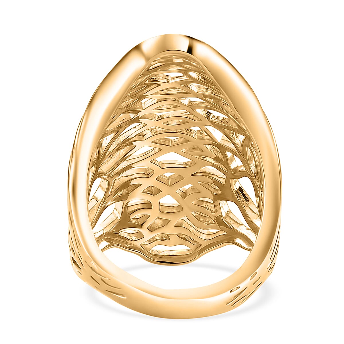 EverTrue Bronzella Collection - Filigree Ring in 18K Gold Plating