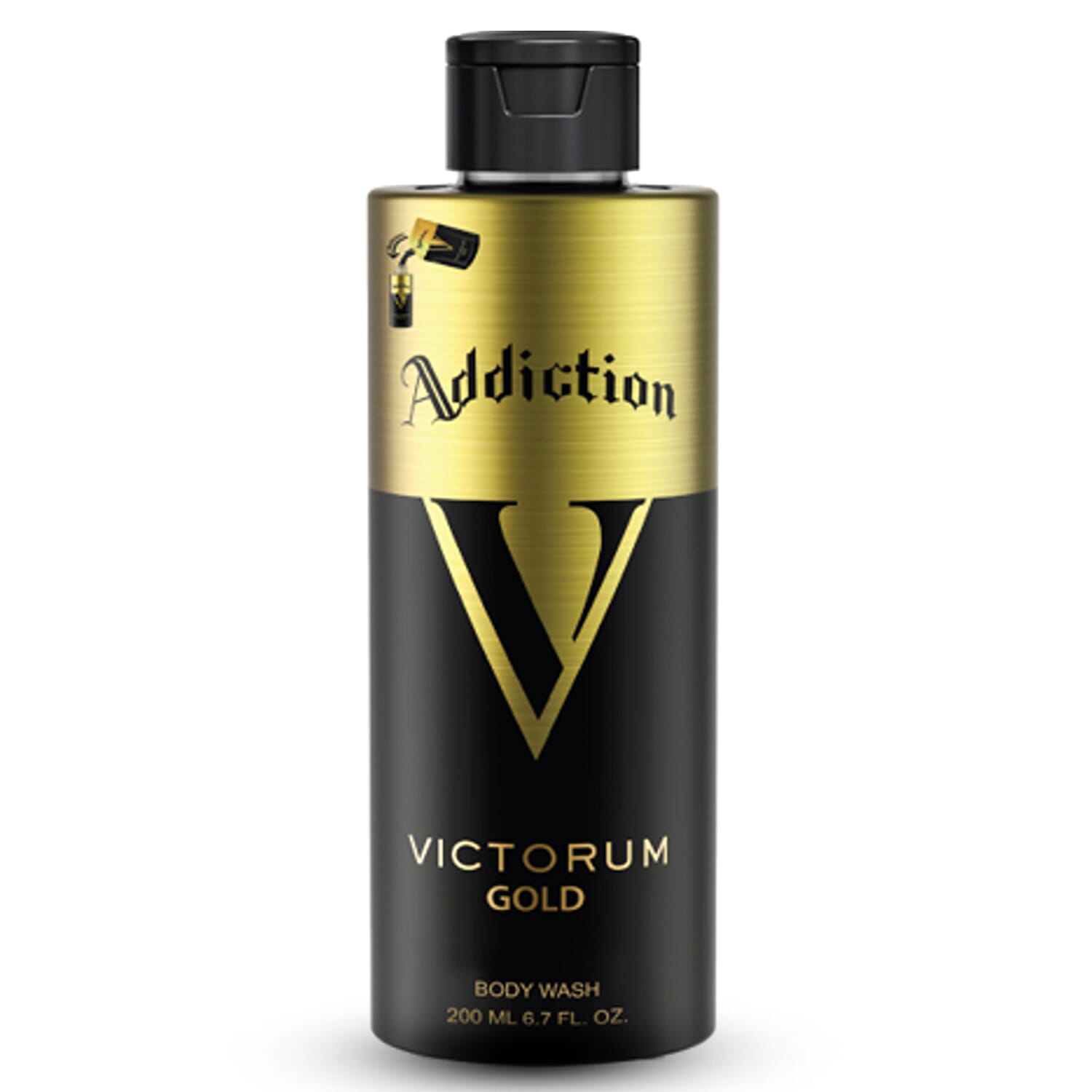 GWP Addiction Victorum Gold Body Wash - 200ML