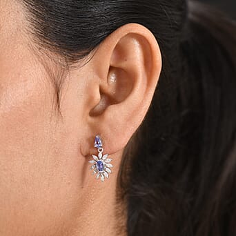 https://tjcuk.sirv.com/Products/85/8/8581147/D-Joy-Tanzanite-Moissanite-Dangling-Earring-in-Rhodium-OverlaySterling_8581147_1.jpg?w=342&h=342