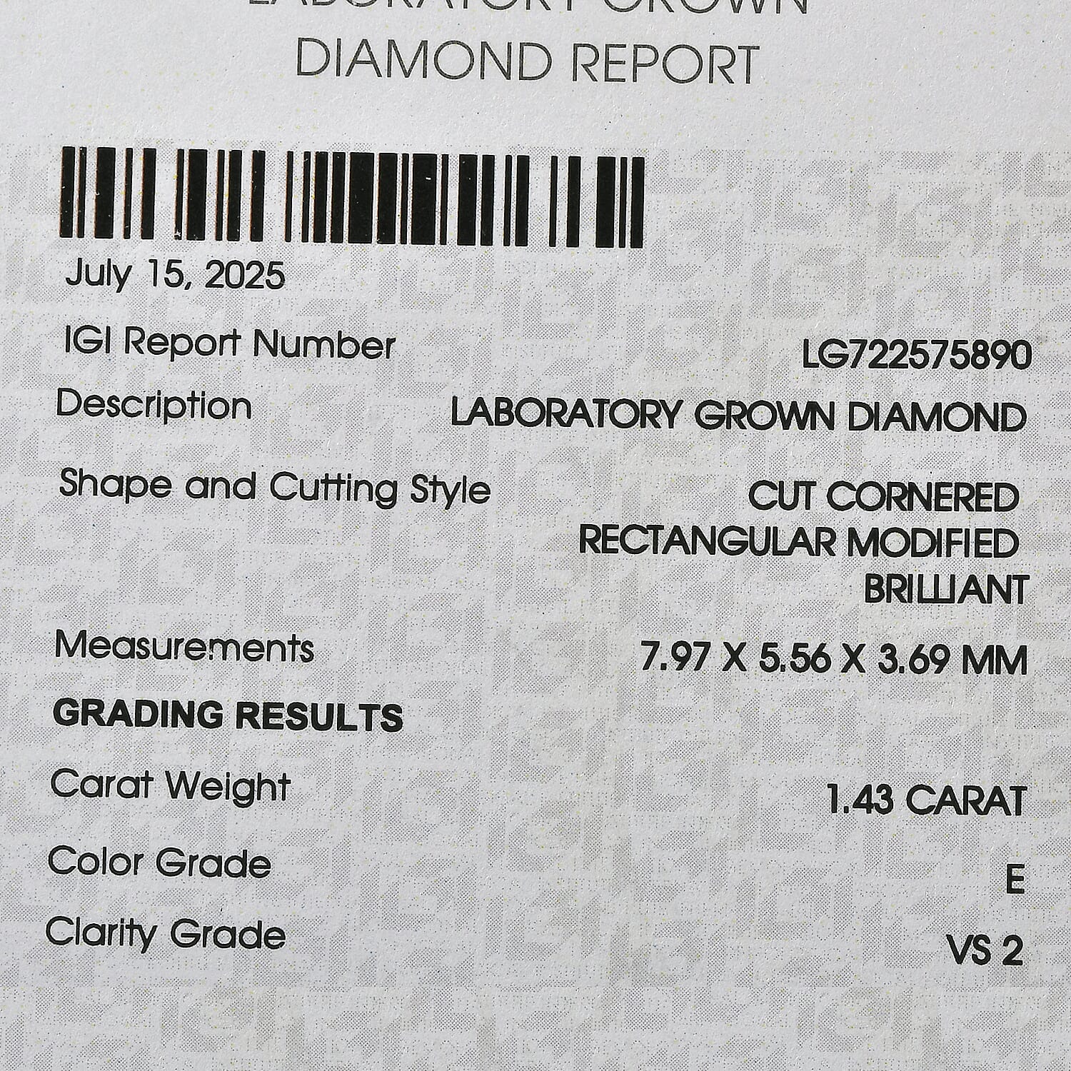 Luxuriant - 9K Yellow Gold IGI Certified Lab Grown Diamond (VS-E-F) Trilogy Ring 2.00 Ct.